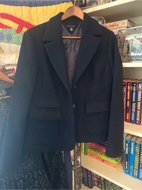 Tommy Hilfiger Navy Structured Suit Jacket